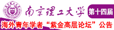 大鸡吧大吊考逼南京理工大学第十四届海外青年学者紫金论坛诚邀海内外英才！